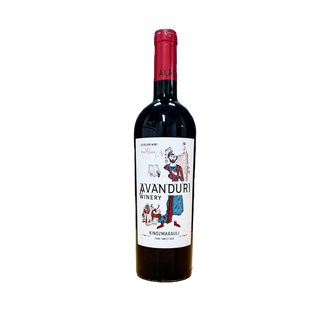 Avanduri Winery 2019 Kindzmarauli Semi Sweet Red Wine Kakheti Georgia