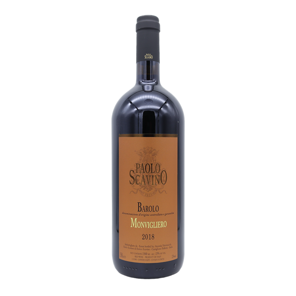 Paolo Scavino 2018 Barolo Monvigliero DOCG Piedmont Italy 1.5 Liter MAGNUM