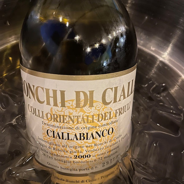 Ronchi di Cialla 2000 Cialla Bianco Colli Orientali del Friuli Italy