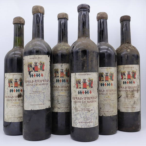 Areni of Maran Six Signed Bottles Vayots Dzor Armenia