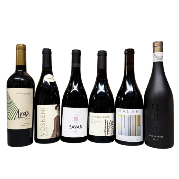 Armenian Red Wines Discovery Six-Pack + FREE Shipping