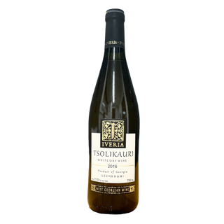Iveria 2016 Tsolikauri Dry White Wine Lechkhumi Georgia