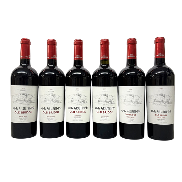 Old Bridge Estate Reserve Areni Noir 6-Bottle Vertical Collection – Library & Current Vintages (Free Shipping)