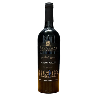 Palavani 2022 Alazani Valley Semi Sweet Red Wine Kakheti Georgia