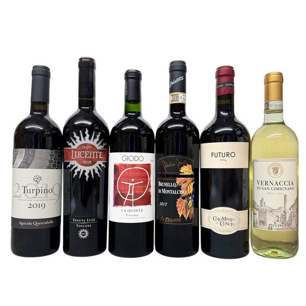 Tuscan Six-Pack – A Journey Through Italy’s Finest Reds + FREE Shipping