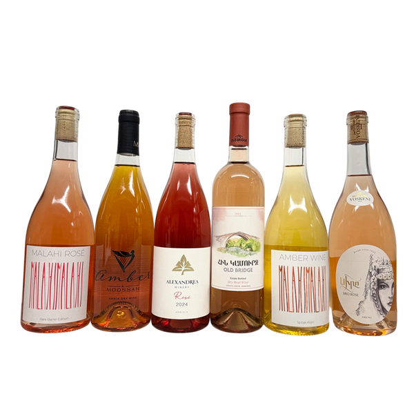 Armenian ROSÉ & ORANGE Wines Six‑Pack – Bright, Textural, and Refreshingly Unique | Free Shipping