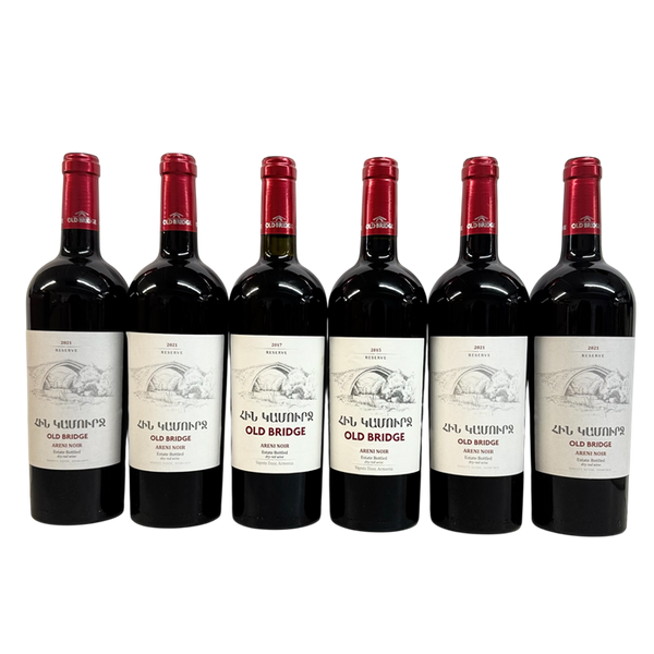 Old Bridge Estate Reserve Areni Noir 6-Bottle Vertical Collection – Library & Current Vintage (Free Shipping)