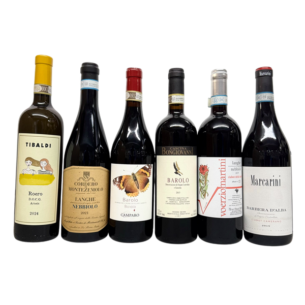 Piedmont Six-Pack – Barolo, Nebbiolo & Classic Northern Italian Reds + FREE Shipping