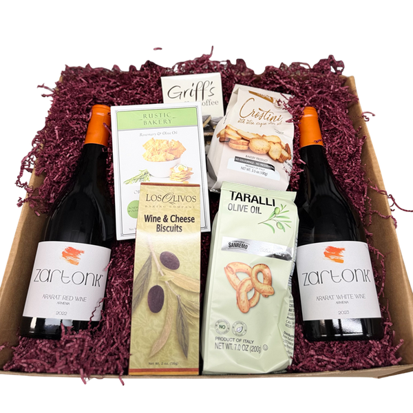 Zartonk Holiday Gift Set – Red & White Wines | $89.99 | Armenia
